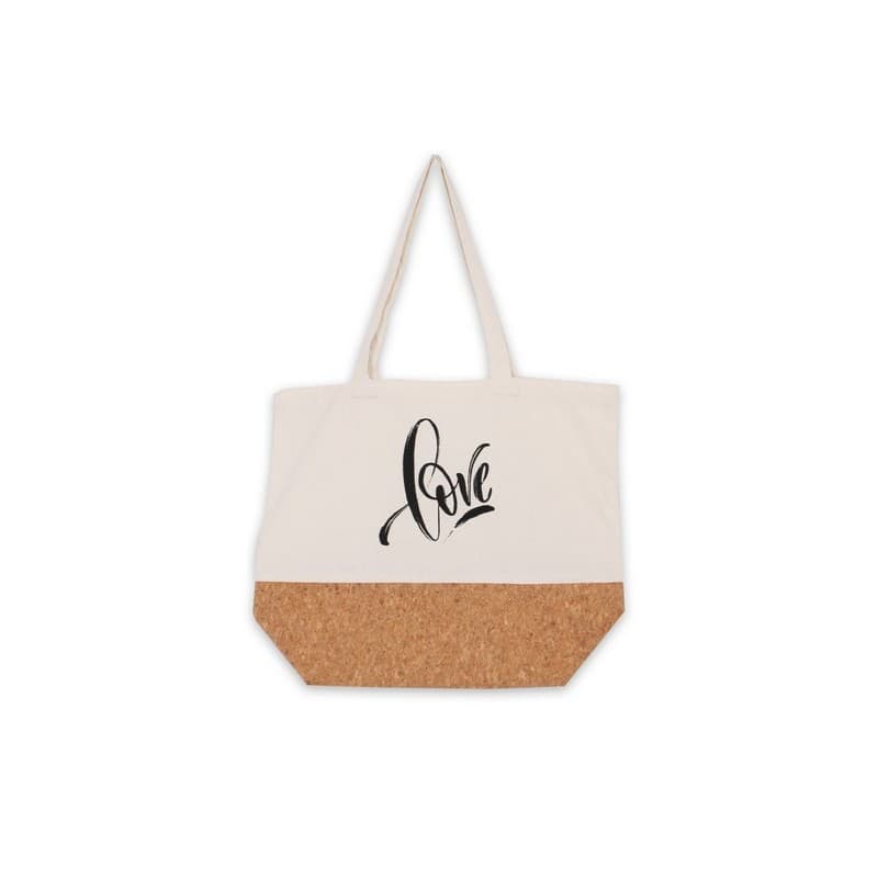 Multi-use Bag Love White Textile (15 x 36 x 45 cm)