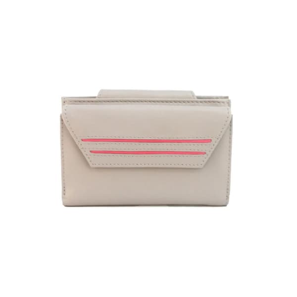 Eastern Counties Leather Kamila Leather Contrast Piping Purse