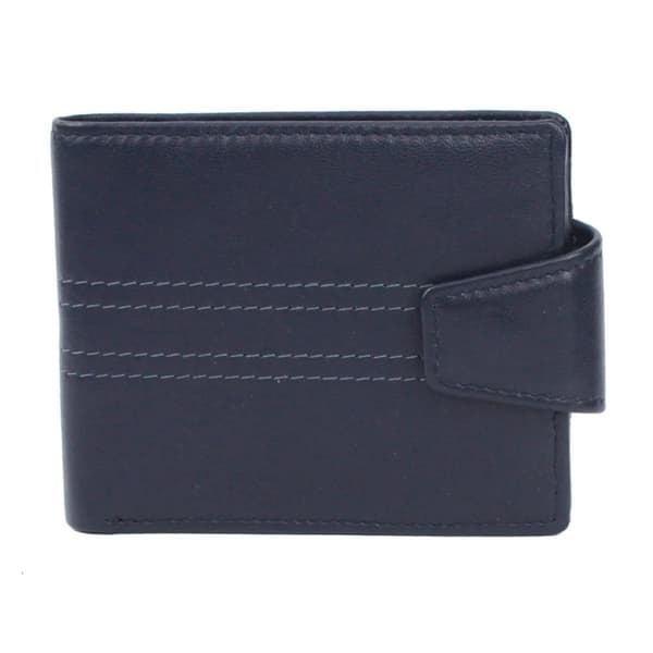 Eastern Counties Leather Unisex Max Max Tri-Fold plånbok i läder med sömmar