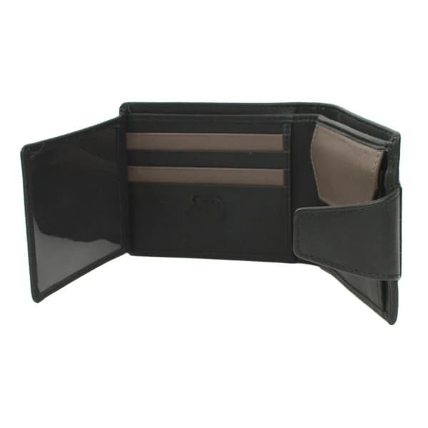 Eastern Counties Leather Unisex Max Max Tri-Fold plånbok i läder med sömmar