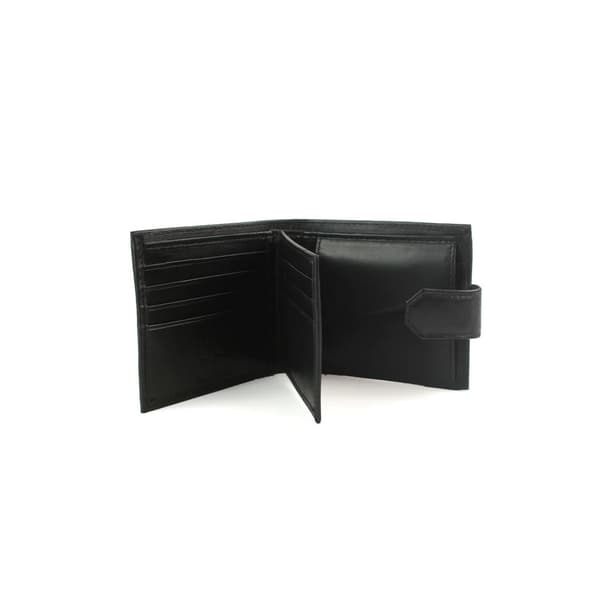 Eastern Counties Leather Unisex voksen Grayson Bi-Fold læderpung med kontrastfarvede paspoleringer