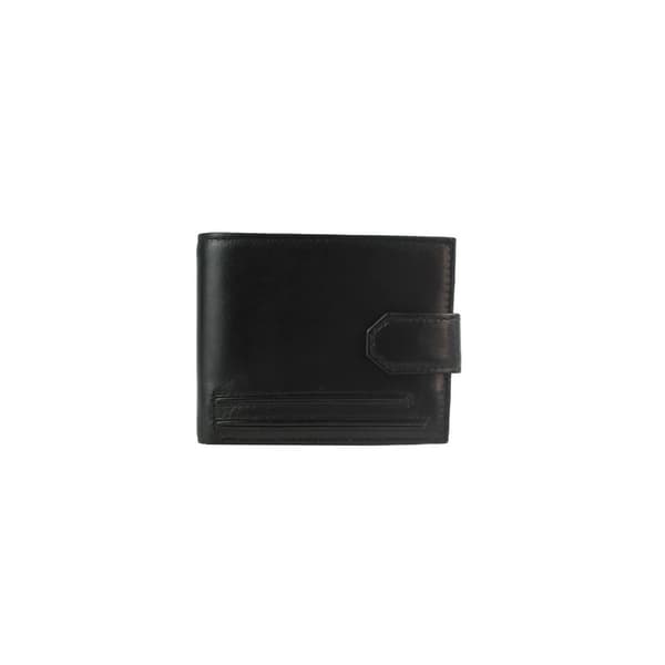 Eastern Counties Leather Unisex voksen Grayson Bi-Fold læderpung med kontrastfarvede paspoleringer