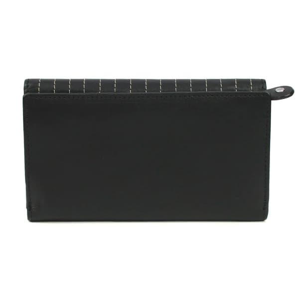 Eastern Counties Leather Womens/Ladies Imogen Leather Stitch Detail Purse