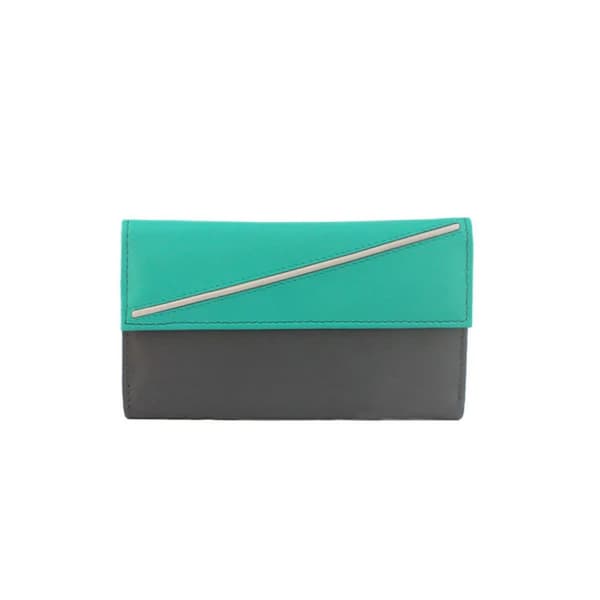Eastern Counties Leather Andria Colour Block Leather Purse