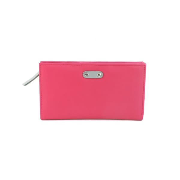 Eastern Counties Leather Kvinnor/Damer Rosemary Kontrast läderväska Fuchsia/Grey One Size