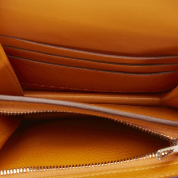 Pre-owned Hermès 2002 Wallet Orange