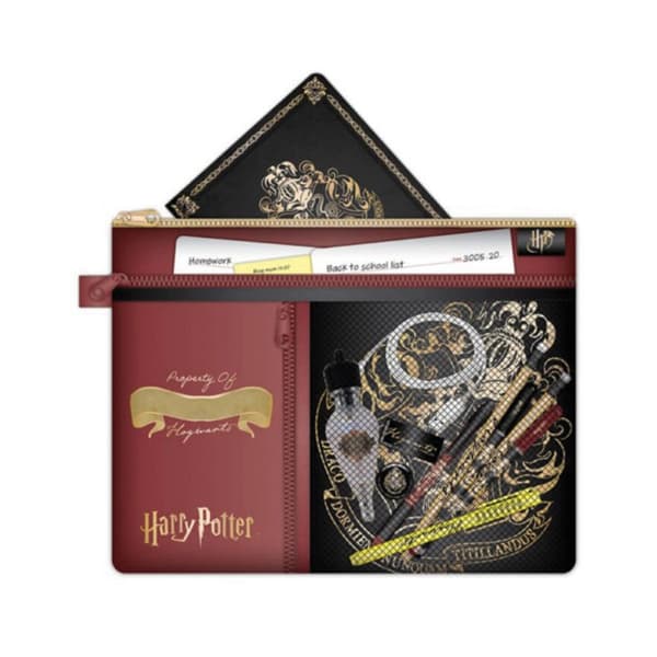 Harry Potter - Hogwarts vapensköld - plånbok med flera fickor