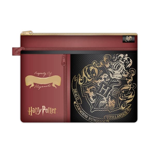 Harry Potter - Hogwarts vapensköld - plånbok med flera fickor