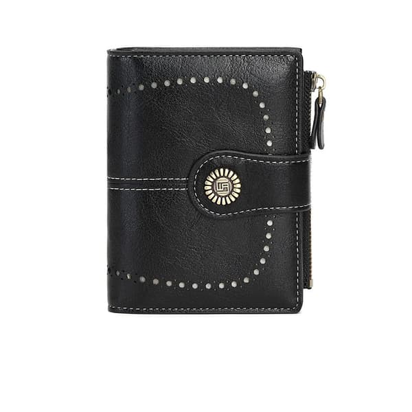 INF PU Retro Tri-Fold kort RFID-blockerande korthållare