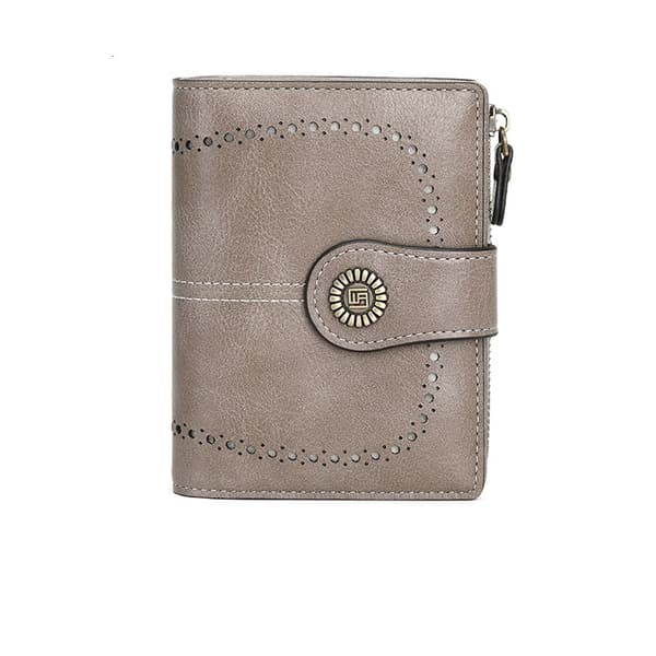 INF PU Retro Tri-Fold kort RFID-blockerande korthållare