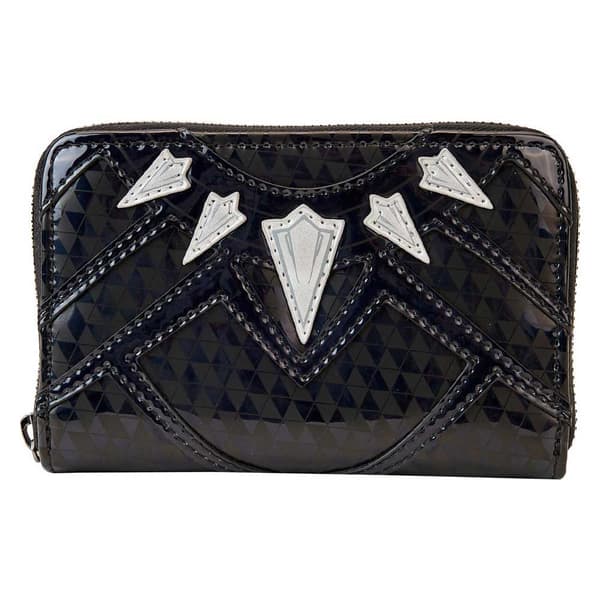 Loungefly Zip Around Purse Black Panther Shine Cosplay Official Black One Size