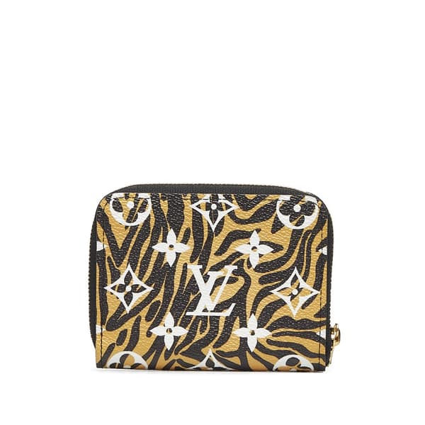 Pre-owned Louis Vuitton Monogram Jungle Zippy Coin Purse Brown