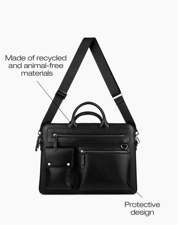 Unity Messenger Laptop Bag Eagle Black