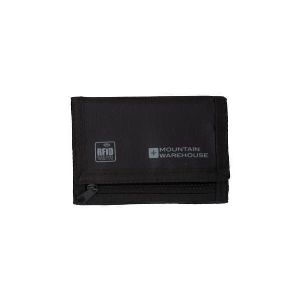Mountain Warehouse Logo RFID Blocking Wallet Black One Size