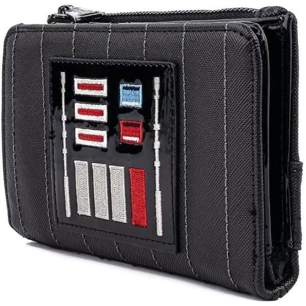 Plånbok - Loungefly - Star Wars Dark Side - Darth Vader - Svart - Mjuk - Dragkedja