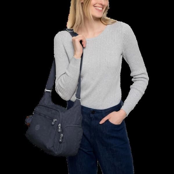 Kipling Gabbie Schoudertas äkta marin