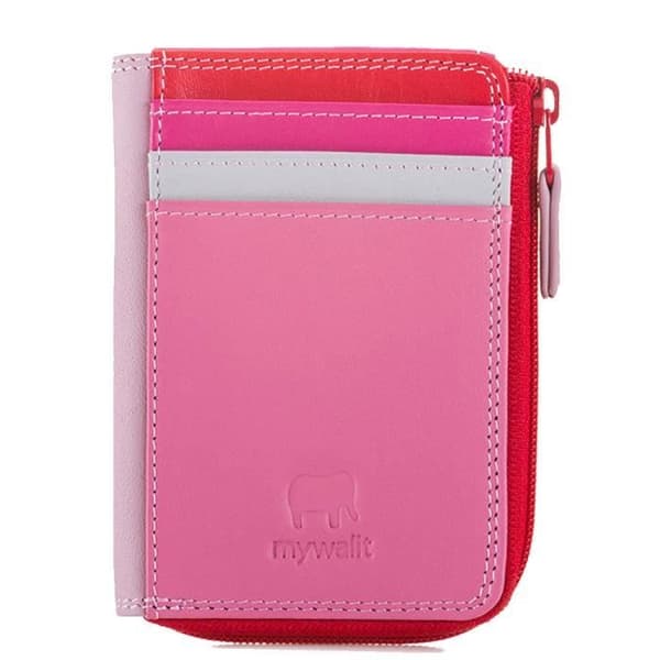 Handväska Mywalit läder ref_46386 Rosa 11*8*2 Flerfärgad