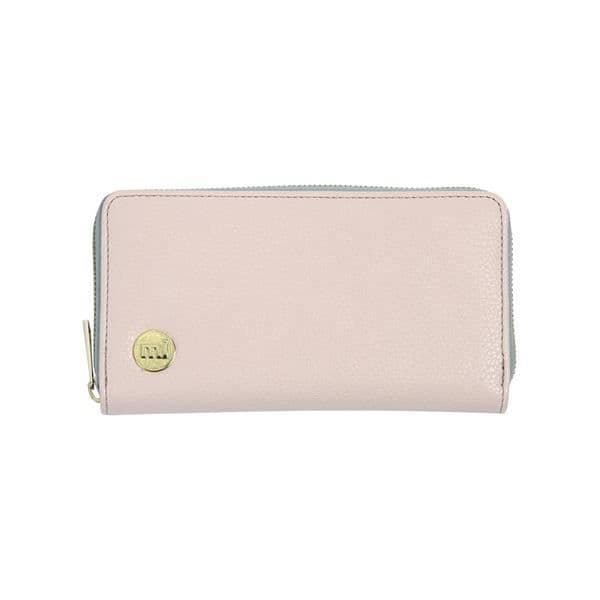 MIPAC Plånbok med dragkedja Tumbled Blush