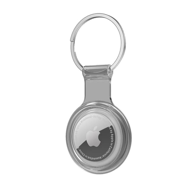 Vanntett Airtag Holder  - Gjennomsiktig/Sort