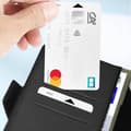 Miniatyrbild 4 av 4: Universal smartphonefodral i skinnimitation Myway svart kort- och sedelhållare