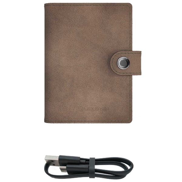 Led Lenser Läderplånbok Med Lykta Lumens 150 Beige