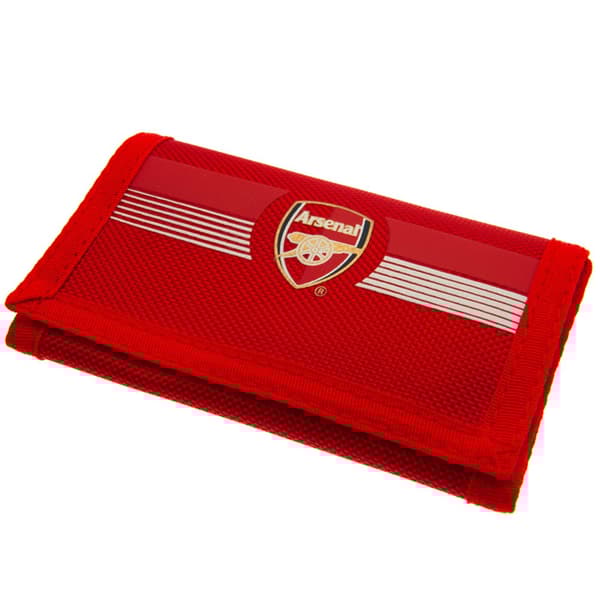 Arsenal FC Ultra Crest Nylon Wallet Red/White One Size