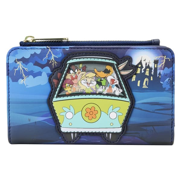 Loungefly: Warner Bros - 100Th Anniversary Looney Tunes - Scooby Mash Up Flap Wallet