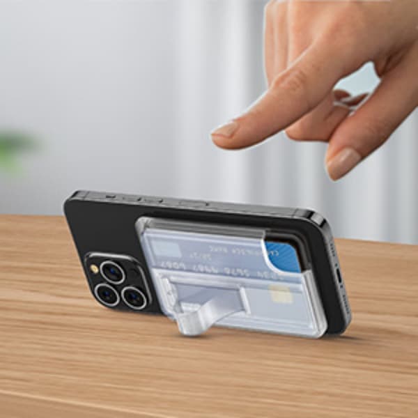 INF Magnetisk kortholder telefonstativ for iPhone15/14/13/12