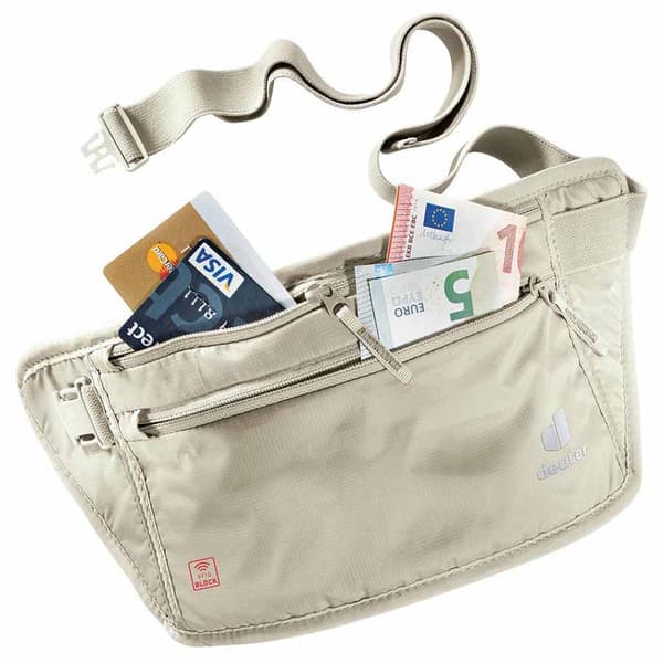 Deuter Lompakko Security Money Belt Ii Rfid Block Beige
