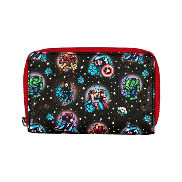 Loungefly: Marvel - Avengers Tattoo Zip Around Wallet