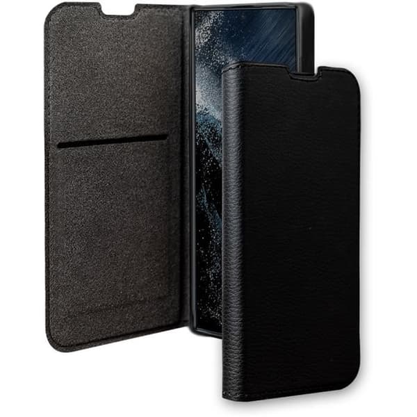 Folio Plånbok - Bigben - Samsung G S23 Ultra 5G - Svart - 65% Återvunnen plast - Mjuk