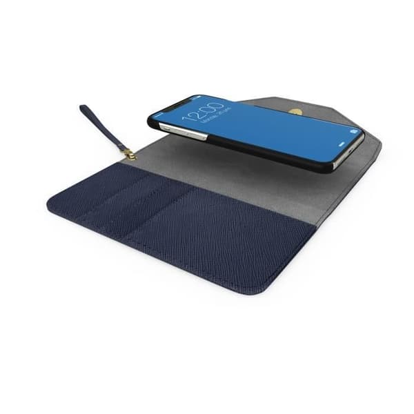 iDeal of Sweden Mayfair Clutch Donkerblauw för iPhone X | xs