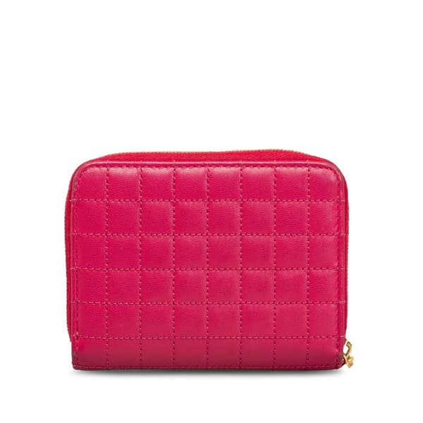 Pre-owned Celine C Charm Coin Pouch Pink