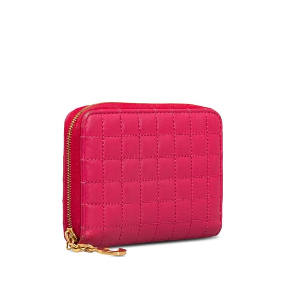 Pre-owned Celine C Charm Coin Pouch Pink