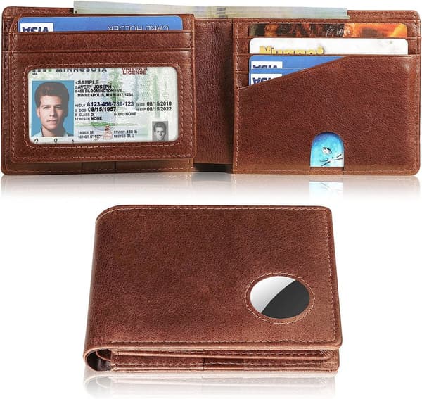 INF Miesten RFID-varkaudenesto Airtag-korttiteline