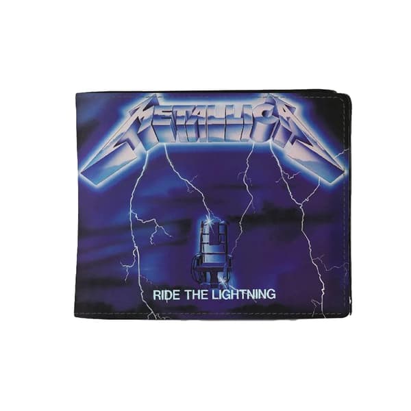 RockSax Ride The Lightning Metallica Wallet Blue One Size
