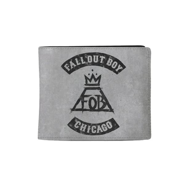 RockSax Chicago Fall Out Boy Wallet Grey/Black One Size