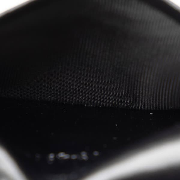 Pre-owned Gucci Britt Leather Key Holder Black