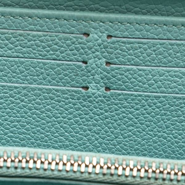 Pre-owned Louis Vuitton Monogram Empreinte Summer Stardust Zippy Wallet Blue