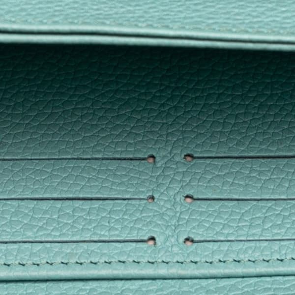 Pre-owned Louis Vuitton Monogram Empreinte Summer Stardust Zippy Wallet Blue