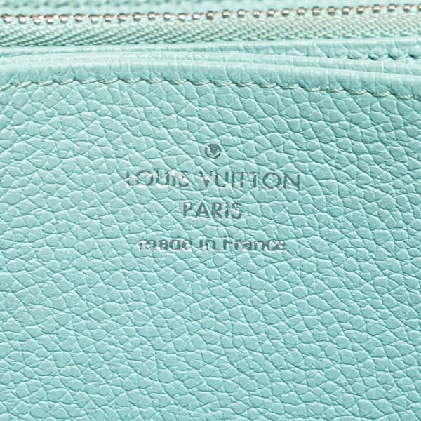 Pre-owned Louis Vuitton Monogram Empreinte Summer Stardust Zippy Wallet Blue