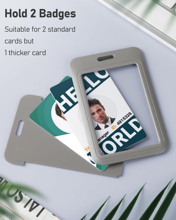 INF ID-kortholder med nøkkelbånd