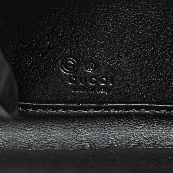 Pre-owned Gucci Microguccissima Zip Around Long Wallet Black