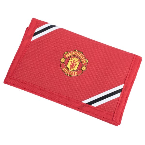 Manchester United FC Core Stripe Wallet Red/Yellow One Size