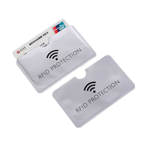 INF 12-pakning RFID-blokkerende korthylser