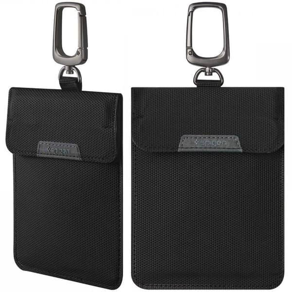 FARADAY CAGE SPIGEN BAG ULÅST RFID-SIGNAL BLOKKERING SVART