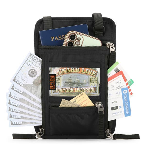 INF RFID-blokerende pasholder og rejsepung