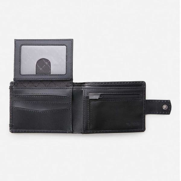 Rip Curl Pumped Clip Rfid All Day Tegnebog Sort  Mand