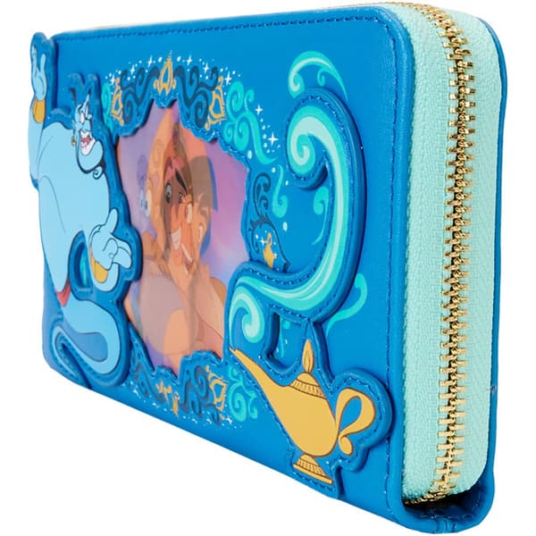 Loungefly Lenticular Jasmine Aladdin Disney Plånbok Blå  Man