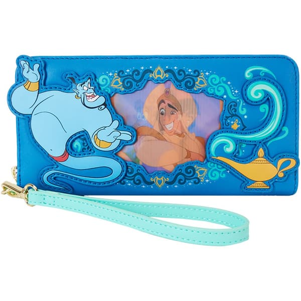 Loungefly Lenticular Jasmine Aladdin Disney Plånbok Blå  Man
